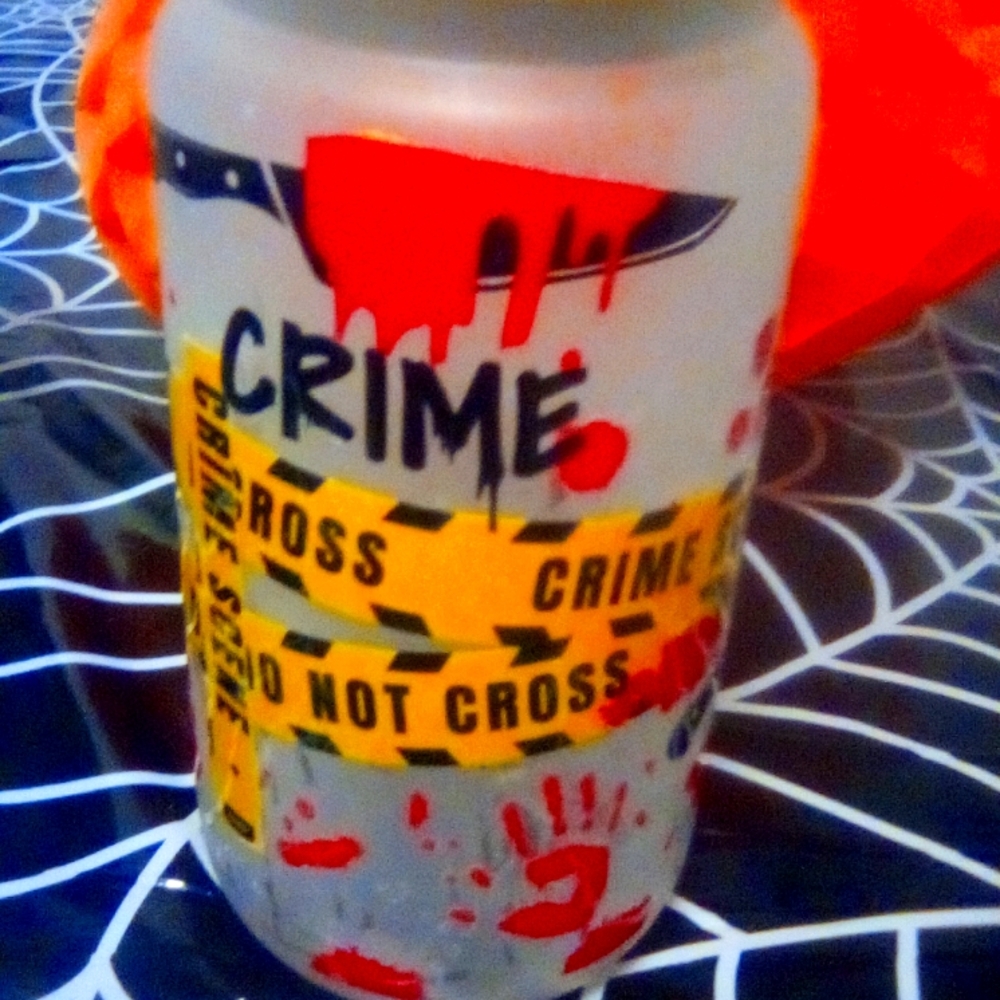 NWT True Crime Junkie coffee cup